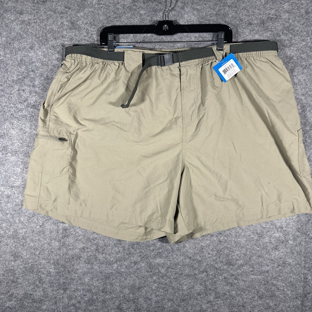 Columbia Women's 3X 6" Inseam Sandy River Cargo Shortsβ Tusk Brown AW4572 221